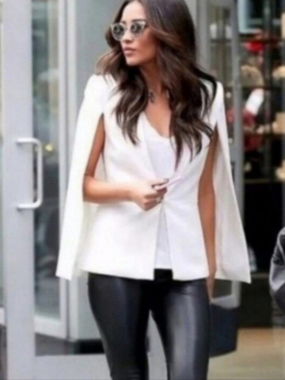 Zara white cape blazer size S - Picture 5 of 15